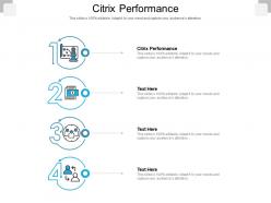 Citrix performance ppt powerpoint presentation pictures designs cpb