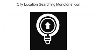 City Location Searching Monotone Icon In Powerpoint Pptx Png And Editable Eps Format