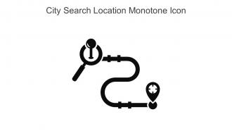 City Search Location Monotone Icon In Powerpoint Pptx Png And Editable Eps Format