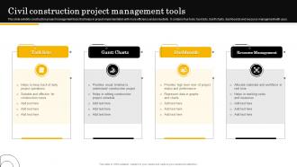 Civil Construction Project Management Tools