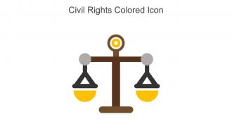 Civil Rights Colored Icon In Powerpoint Pptx Png And Editable Eps Format