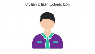 Civilian Citizen Colored Icon In Powerpoint Pptx Png And Editable Eps Format