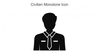 Civilian Monotone Icon In Powerpoint Pptx Png And Editable Eps Format