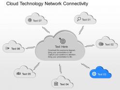 Cj cloud technology network connectivity powerpoint template