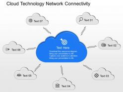 Cj cloud technology network connectivity powerpoint template