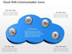 75087434 style technology 1 cloud 5 piece powerpoint presentation diagram infographic slide