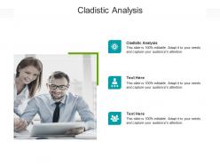 Cladistic analysis ppt powerpoint presentation professional mockup cpb
