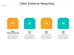 Claim evidence reasoning ppt powerpoint presentation file picture cpb