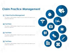 Claim practice management ppt powerpoint presentation infographic template infographics