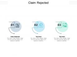 Claim rejected ppt powerpoint presentation ideas design templates cpb