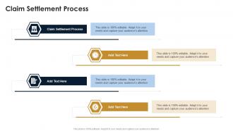 Claim Settlement Process In Powerpoint And Google Slides Cpb
