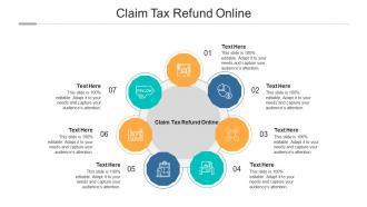 Claim tax refund online ppt powerpoint presentation summary example topics cpb