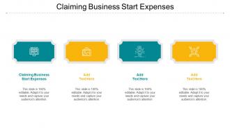 Claiming Business Start Expenses Ppt Powerpoint Presentation Inspiration Infographic Cpb