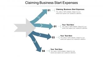 Claiming business start expenses ppt powerpoint presentation layouts graphics cpb