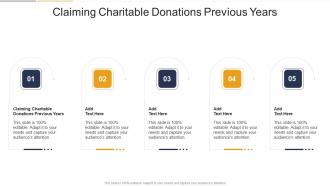 Claiming Charitable Donations Previous Years In Powerpoint And Google Slides Cpb