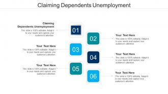 Claiming dependents unemployment ppt powerpoint presentation outline pictures cpb