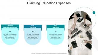 Claiming Education Expenses In Powerpoint And Google Slides Cpb