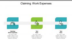 Claiming work expenses ppt powerpoint presentation pictures graphics example cpb
