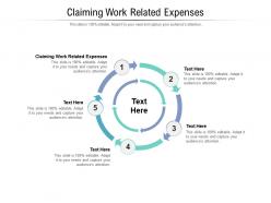 Claiming work related expenses ppt powerpoint presentation summary files cpb