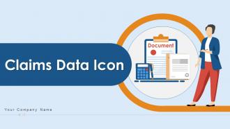 Claims Data Icon Powerpoint Ppt Template Bundles