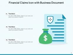 Claims Icon Business Application Document Insurance Arrow Product