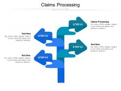 Claims processing ppt powerpoint presentation outline graphics example cpb