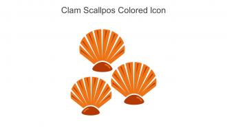 Clam Scallpos Colored Icon In Powerpoint Pptx Png And Editable Eps Format