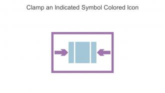 Clamp An Indicated Symbol Colored Icon In Powerpoint Pptx Png And Editable Eps Format