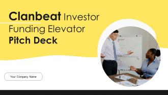 Clanbeat Investor Funding Elevator Pitch Deck Ppt Template