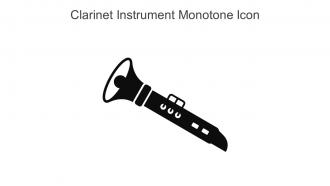 Clarinet Instrument Monotone Icon In Powerpoint Pptx Png And Editable Eps Format