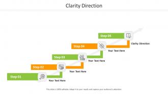 Clarity direction ppt powerpoint presentation icon graphics download cpb