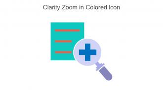 Clarity Zoom In Colored Icon In Powerpoint Pptx Png And Editable Eps Format