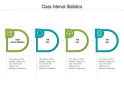 Class interval statistics ppt powerpoint presentation summary slide cpb