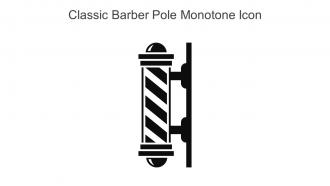 Classic Barber Pole Monotone Icon In Powerpoint Pptx Png And Editable Eps Format