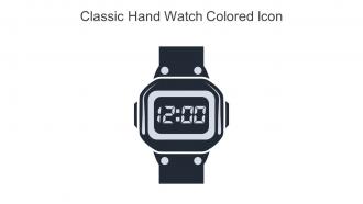 Classic Hand Watch Colored Icon In Powerpoint Pptx Png And Editable Eps Format