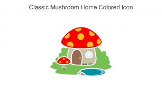 Classic Mushroom Home Colored Icon In Powerpoint Pptx Png And Editable Eps Format