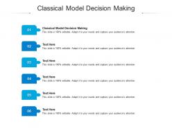 Classical model decision making ppt powerpoint presentation styles example file cpb