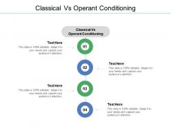 Classical vs operant conditioning ppt powerpoint presentation pictures example cpb