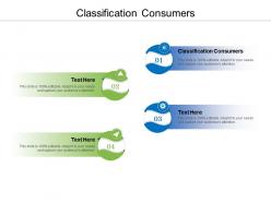 Classification consumers ppt powerpoint presentation professional influencers cpb