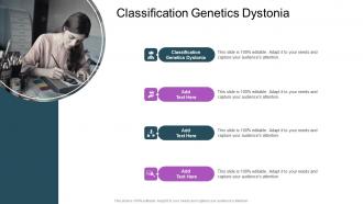 Classification Genetics Dystonia In Powerpoint And Google Slides Cpb