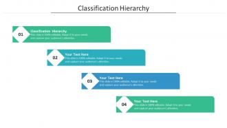 Classification hierarchy ppt powerpoint presentation inspiration templates cpb