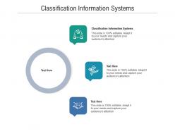 Classification information systems ppt powerpoint presentation file formats cpb