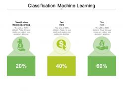 Classification machine learning ppt powerpoint presentation inspiration objects cpb