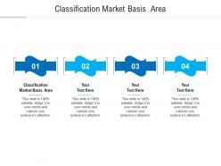 Classification market basis area ppt powerpoint presentation images cpb