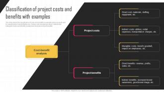 Classification Of Project Costs And Benefits With Examples Key Strategies For Improving Cost Efficiency