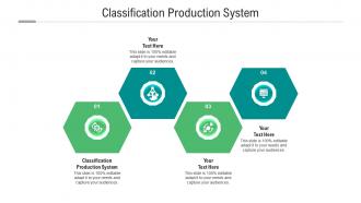 Classification production system ppt powerpoint presentation styles structure cpb