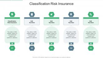 Classification Risk Insurance In Powerpoint And Google Slides Cpb