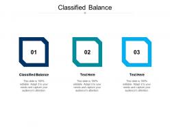 Classified balance ppt powerpoint presentation slides images cpb