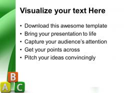 Classroom powerpoint templates abc blocks education business ppt slides
