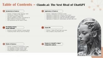 Claude AI The Next Rival Of CHATGPT Powerpoint Presentation Slides ChatGPT CD Ideas Impressive